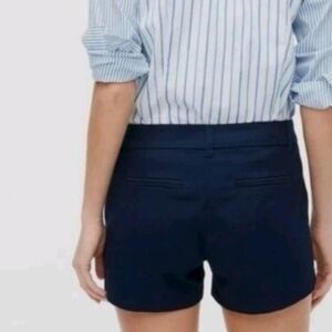 J. Crew Dark Blue 3.5 Inch Chino Shorts